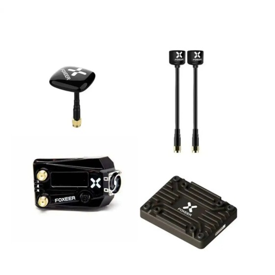 Original Foxeer 4.9G 2.5W Extreme VTX Low Band Module Set Wildfire Dual Reaper VTX With 40CH Lollipop/Echo 2 Patch Antenna